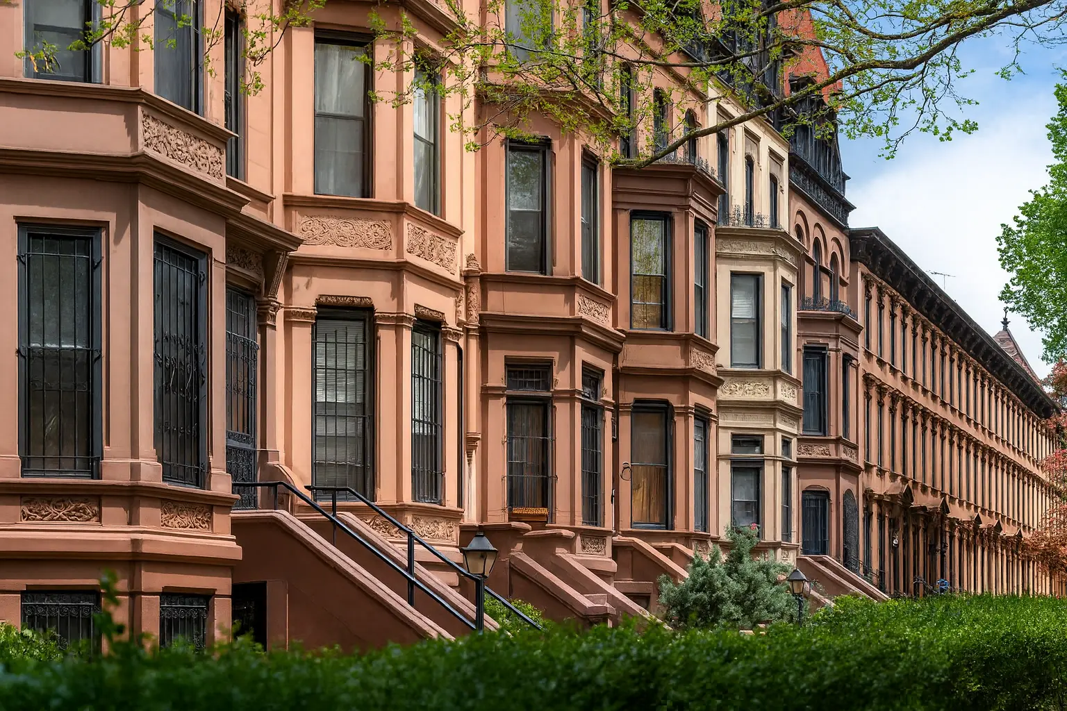 Brooklyn Heights residential neighborhood and local architecture