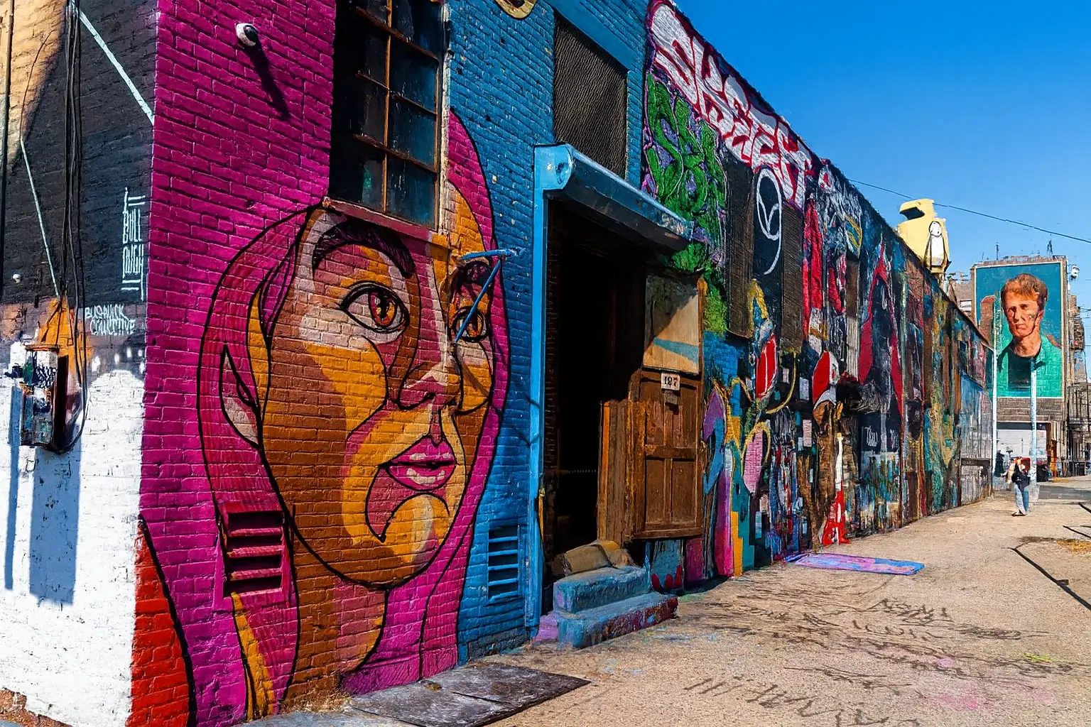 Bushwick Brooklyn neighborhood street art and architecture