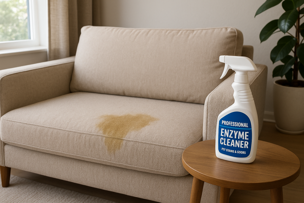 Best enzyme cleaner for cat urine used on fabric sofa